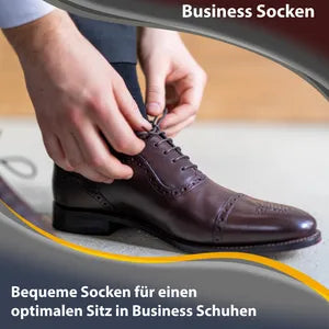 Kemes Herren Socken Schwarz – 8 Paar Business Herrensocken aus Baumwolle, 65% Baumwolle, 30% Polyester, 5% Elastan