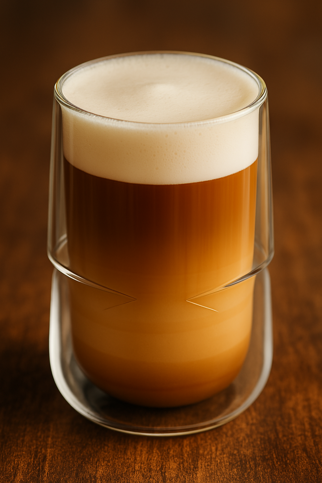 Doppelwandige Kaffeegläser – 4 Stück Thermogläser 350 ml, Eigenes Design, Latte-Macchiato- & Cappuccino-Gläser, Spülmaschinenfest