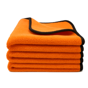 600GSM Mikrofasertuch Orange/Orange 3 x Stück 30x30cm