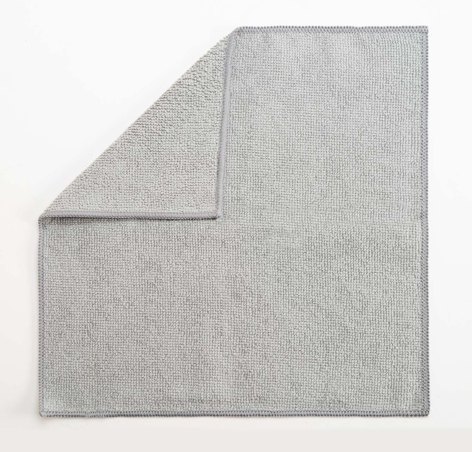 Kemes Mikrofaser Putztücher Set 12x Stück streifenfrei Reinigungstücher Poliertuch Microfaser | 30x30 cm (Grau, 12)