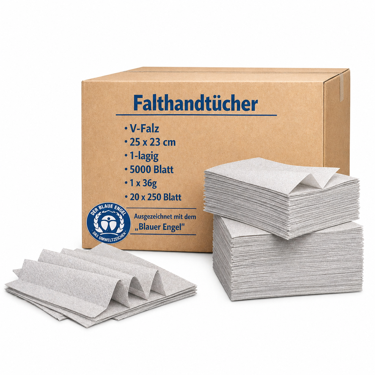 GmbH & Co. KG. FairPaper Falthandtuch, 1 lagig, Z-Falz, natur, 25x23cm 5000 Blatt pro GmbH & Co. KG. FairPaper Falthandtuch, 1 lagig, Z-Falz, natur, 25x23cm 5000 Blatt pro
