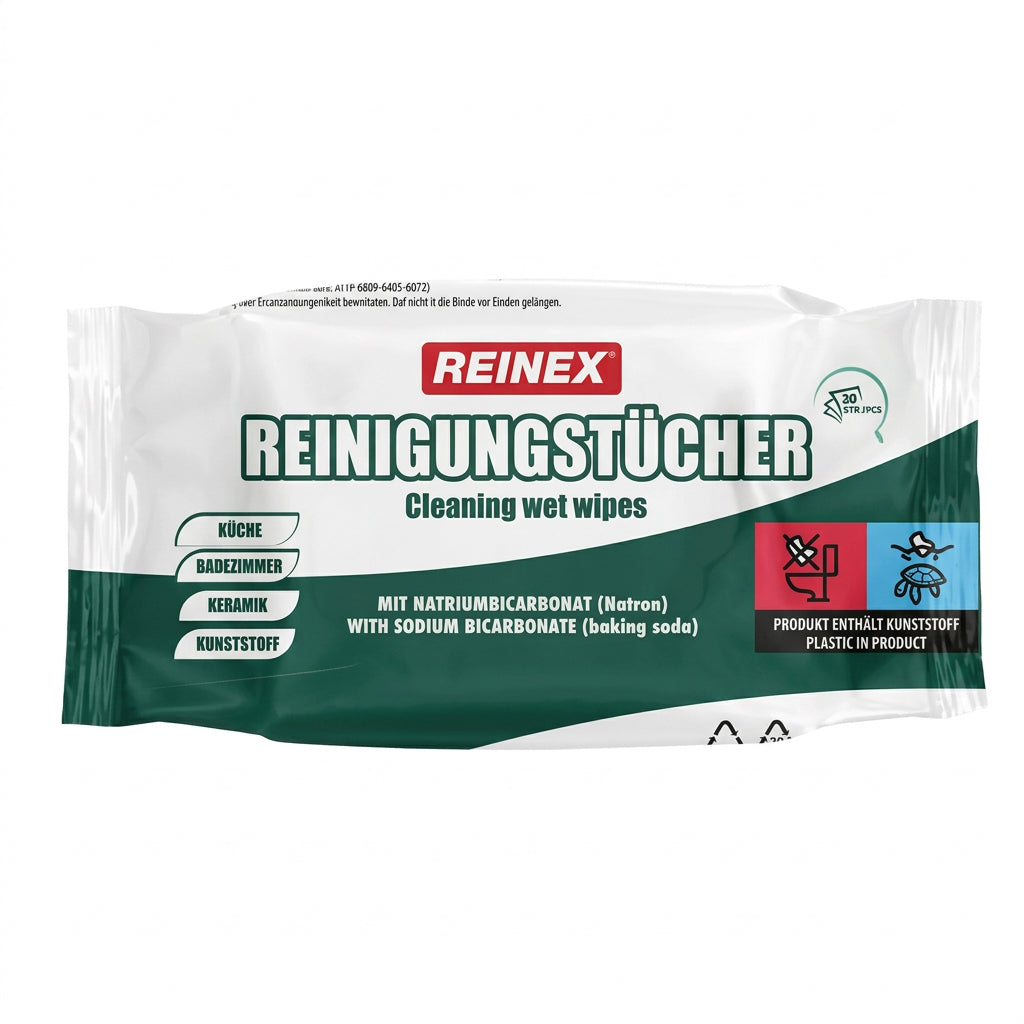 REINEX Natron Reinigungs Feuchttücher 60er
