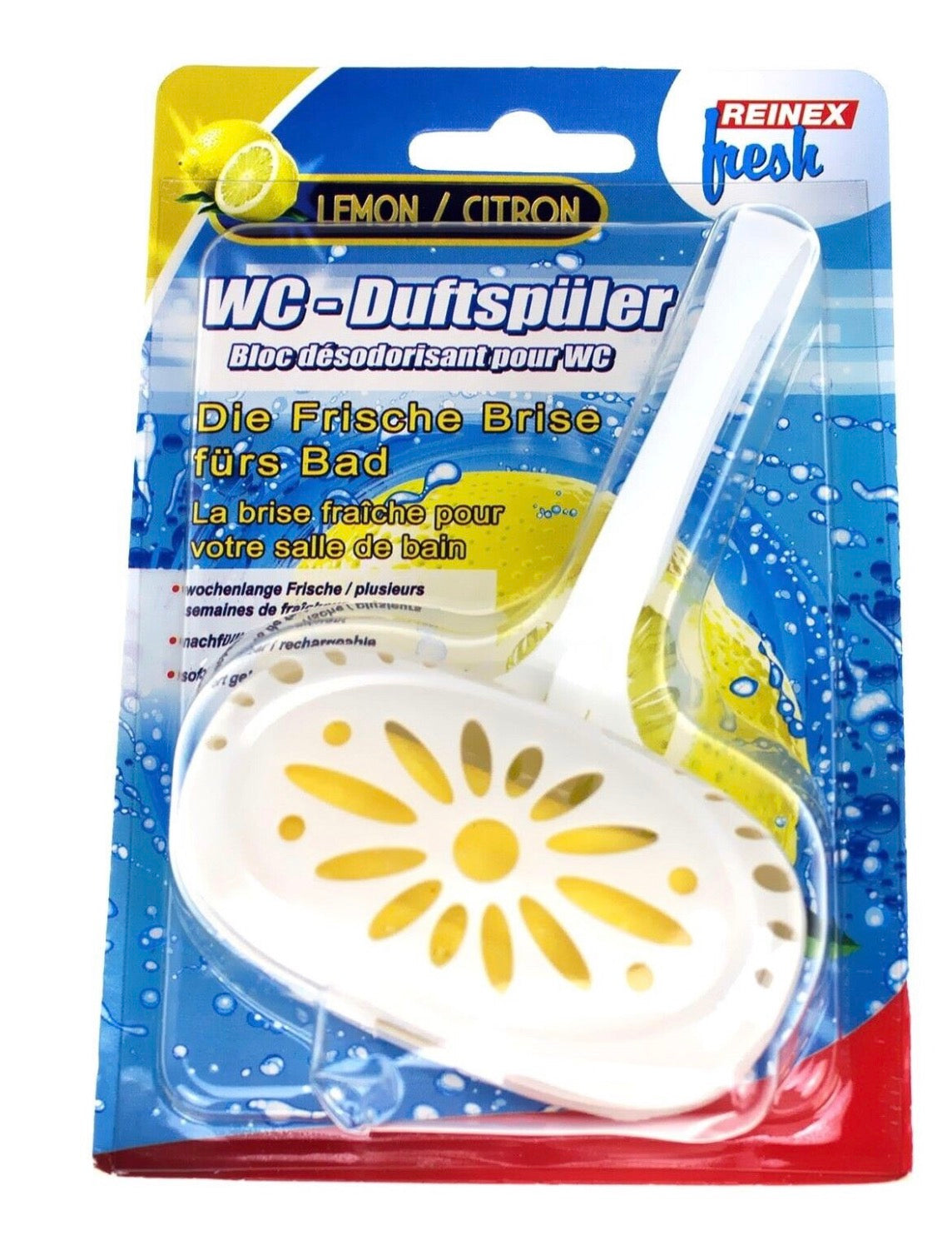 REINEX WC Duftspüler Nachfüller Lemon 2x40g