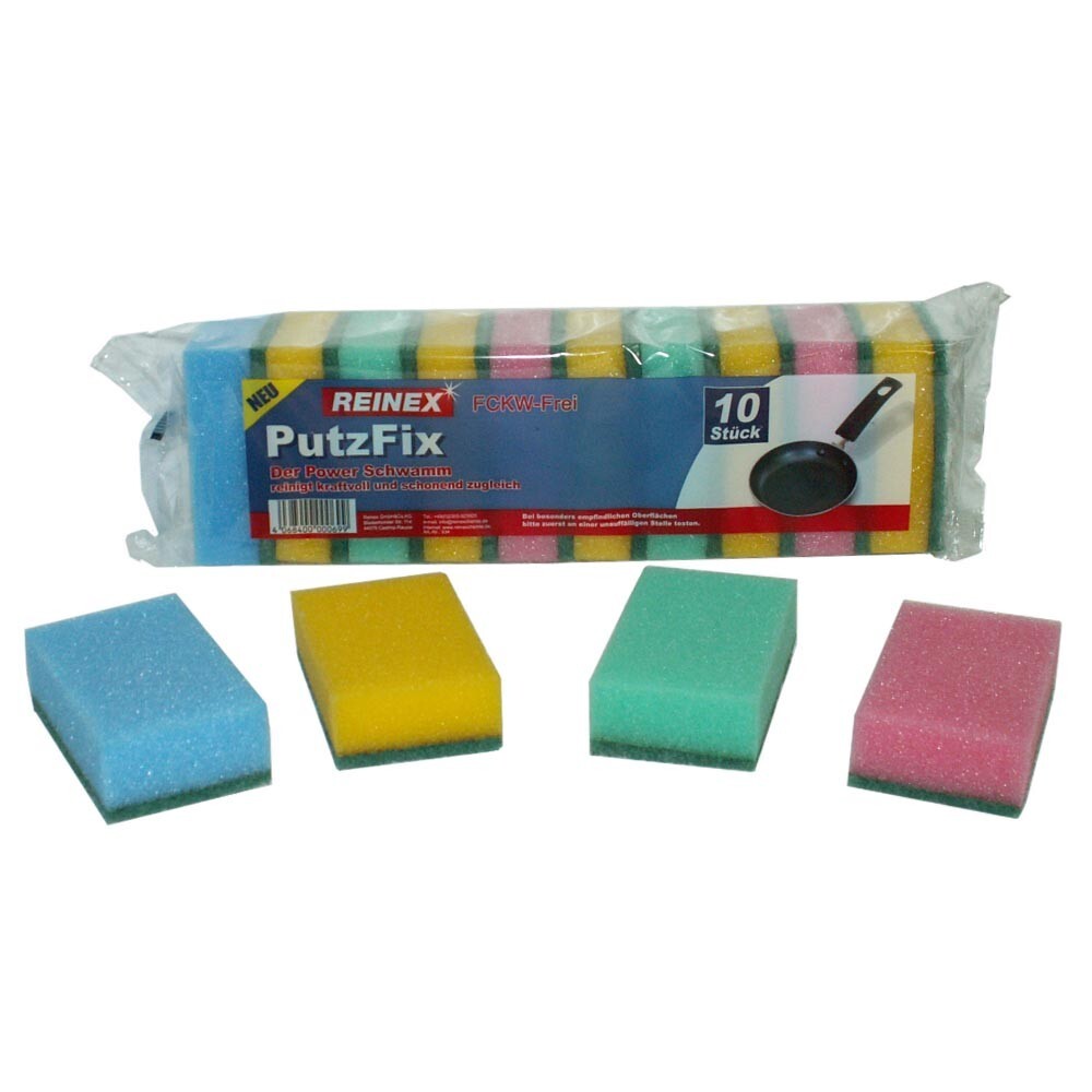 REINEX Scheuerschwamm Putzfix 10-er Stange