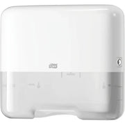 Tork Handtuchspender Elevation Mini, 300 Falthandtücher, Kunststoff, weiß