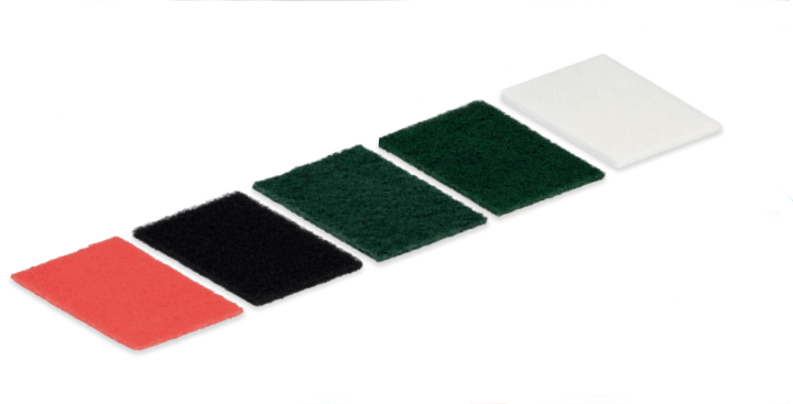 Vlies Pads schwarz 15x20 cm (10 Stk.)