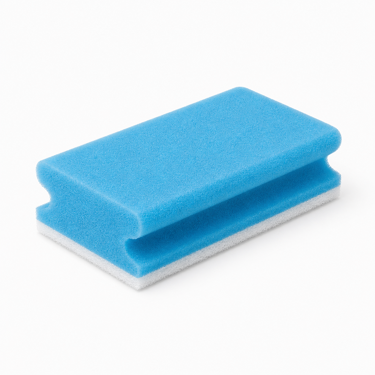 Pad-Schwamm blau nicht kratzend 150x70mm