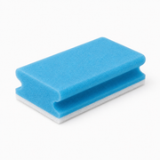 Pad-Schwamm blau nicht kratzend 150x70mm