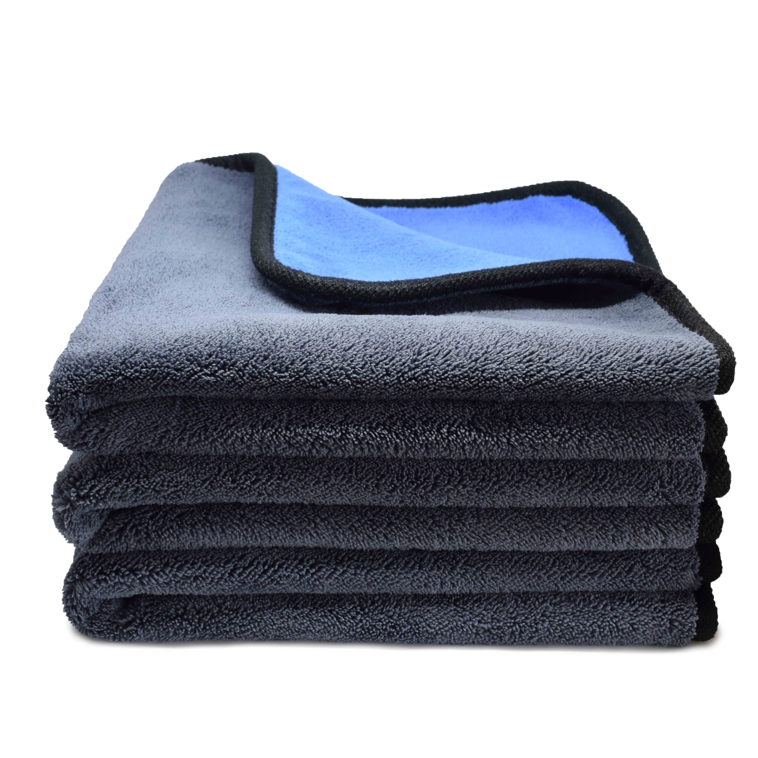 Kemes Mikrofaserhandtücher Blau – 3er Set Putztücher 30×30 cm, Reinigungstücher & Poliertücher aus Mikrofaser